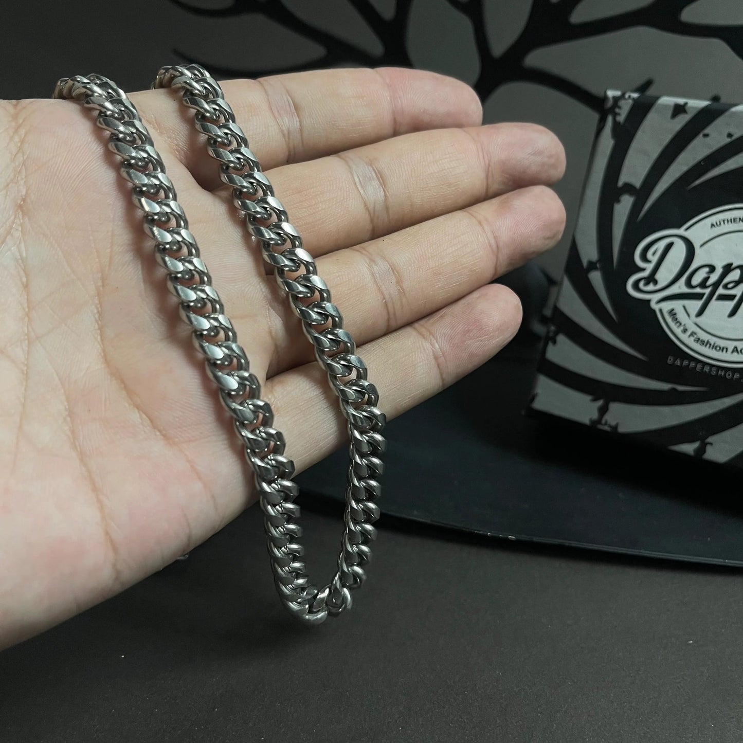 Miami Cuban Curb Chain Necklace For Boys