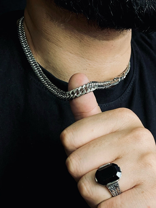 Miami Cuban Curb Chain Necklace For Boys