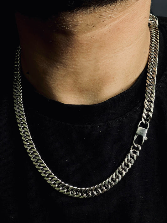 Miami Cuban Curb Chain Necklace For Boys